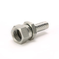 2020 hot sale JIS thread hydraulic hose fitting 28611 Manufacturing METRIC Female 60 Cone Seat Hose Swivel Tube Fitting